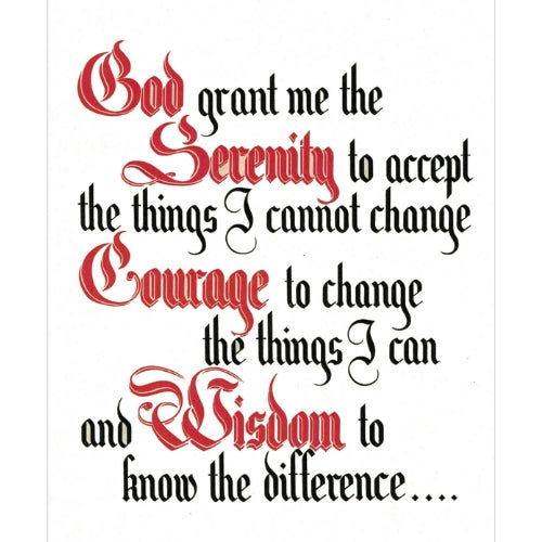 SERENITY PRAYER