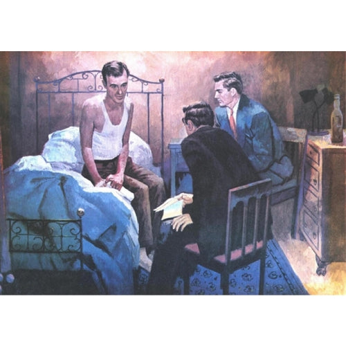 MAN ON THE BED