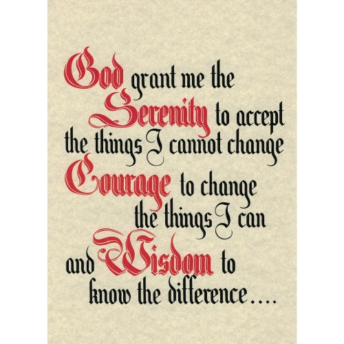 SERENITY PRAYER