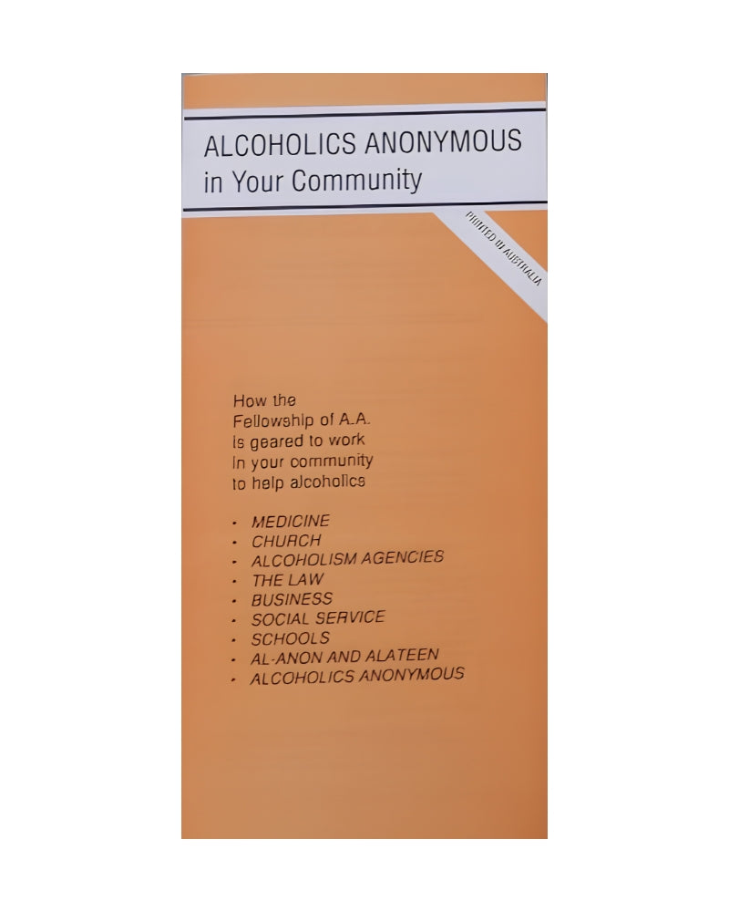Alcoholics Anonymous in Your Community