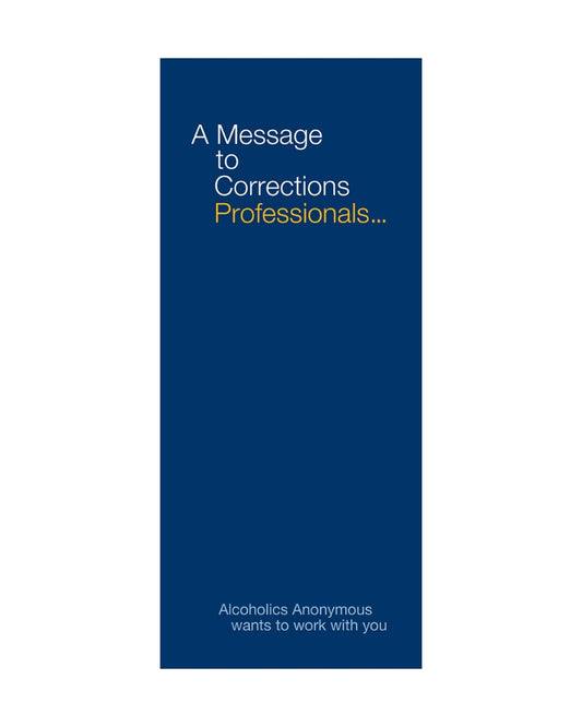 A Message to Correctional Professionals