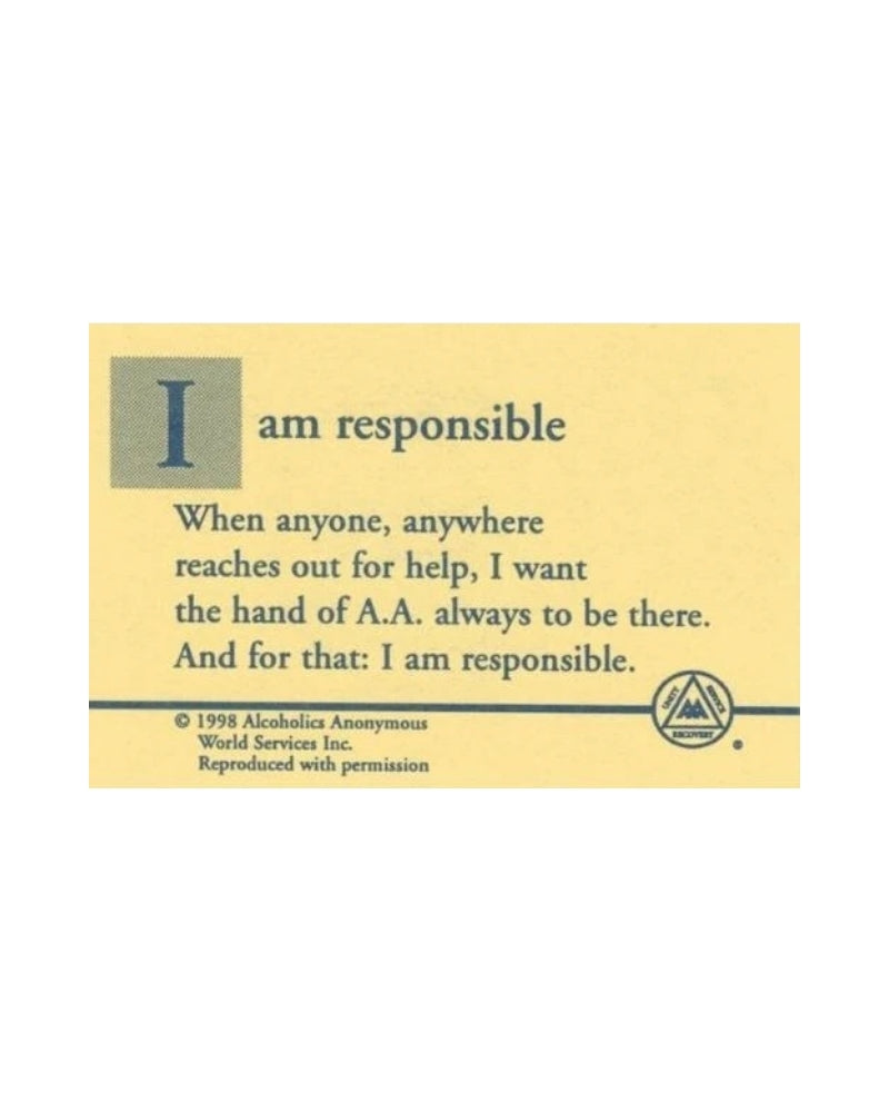 I AM RESPONSIBLE