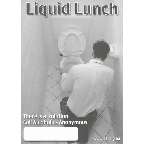 LIQUID LUNCH - PUBLIC INFORMATION POSTER
