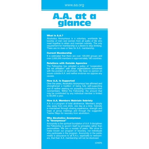 AA AT A GLANCE