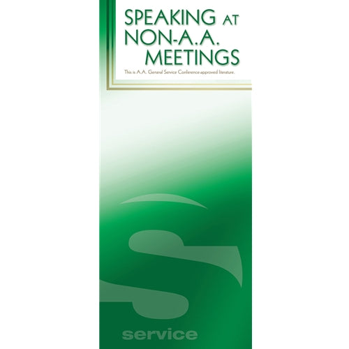 SPEAKING AT NON-AA MEETINGS